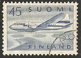 Finland C 7 Used 1959 1958 Convair 440 over Lakes