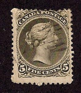Canada-1868-76-SC 26a-Used-Queen Victoria