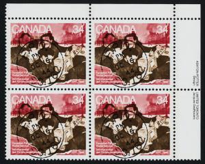 Canada 1094 TR Plate Block MNH Canadian Forces Postal Service