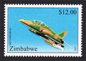 Zimbabwe BAE Hawk MK Aircraft 60 $12 2001 MNH SC#876 SG#1045