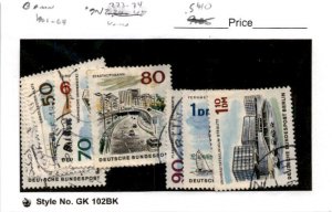Germany - Berlin, Postage Stamp, #9N223-9N234 Used, 1965 (AP)