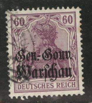 Poland Scott N16 German occupation Germania opt 