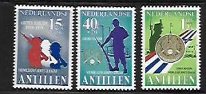 NETHERLANDS ANTILLES, 440, B166-B167 , MNH, VOLUNTEER CORP