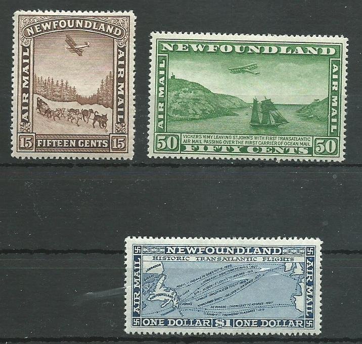 Newfoundland C9-11  Mint  VF   1931   PD