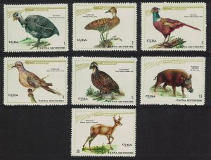 Caribic Guineafowl Duck Pheasant Birds Boar Wildlife 7v 1970 MNH SG#1795-1801