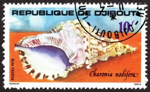 1978, Djibouti, 10f, Used CTO, Sc 480