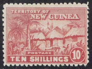 NEW GUINEA 1925 HUT 10/- 