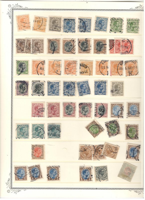 DENMARK COLLECTION, BOTH MINT AN USED