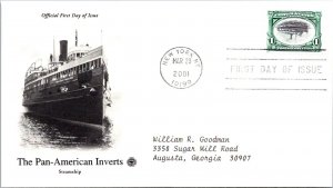 FDC 2001 SC #3505 Postal Soc Commemorative - New York, Ny - Single - J2743