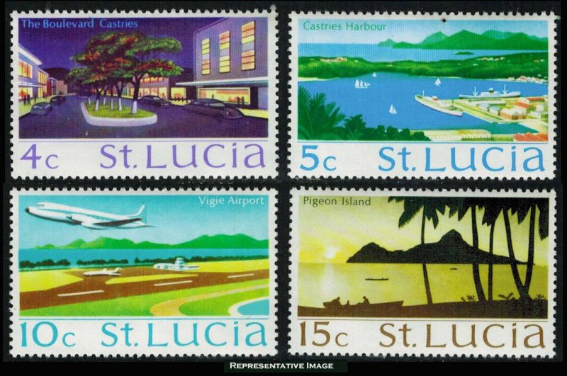 Saint Lucia Scott 263b-268a Mint never hinged.