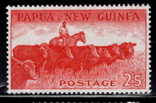 Papua New Guinea, PNG  Scott 145 MH* 1960 Cattle stamp