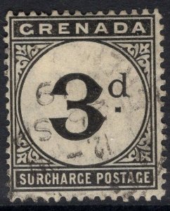 GRENADA SGD10 1906 3d BLUE-BLACK USED