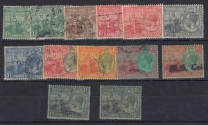 Trinidad & Tobago KGV 1923 Set To 1/- With Shades SG277 Fine Used J2337