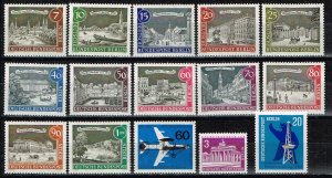 Germany 1962-3,Sc.#9N196-209,  120A MNH, complete year set