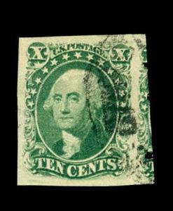 momen: US Stamps #15 Used PSE Graded XF-SUP 95J