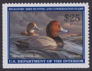 US RW89 Migratory Birds Redhead Duck $25 single MNH 2022-2023