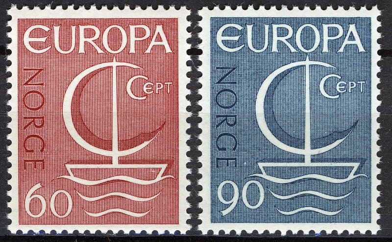 Norway 1966, Europa Issue 1966 MNH Sc 496-97