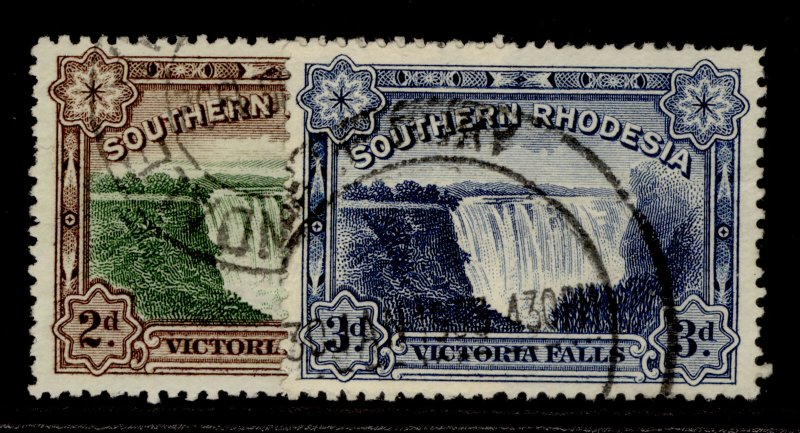 SOUTHERN RHODESIA GV SG29-30, FINE USED.