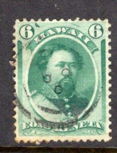 Hawaii #33, MH 115 cancel, rarity 2, used c. 1877