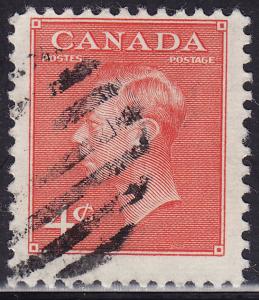 Canada 306 King George VI with Postes-Postage 1951