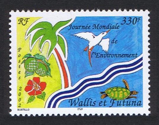 Wallis and Futuna Birds World Environment Day 1v SG#799 SC#553