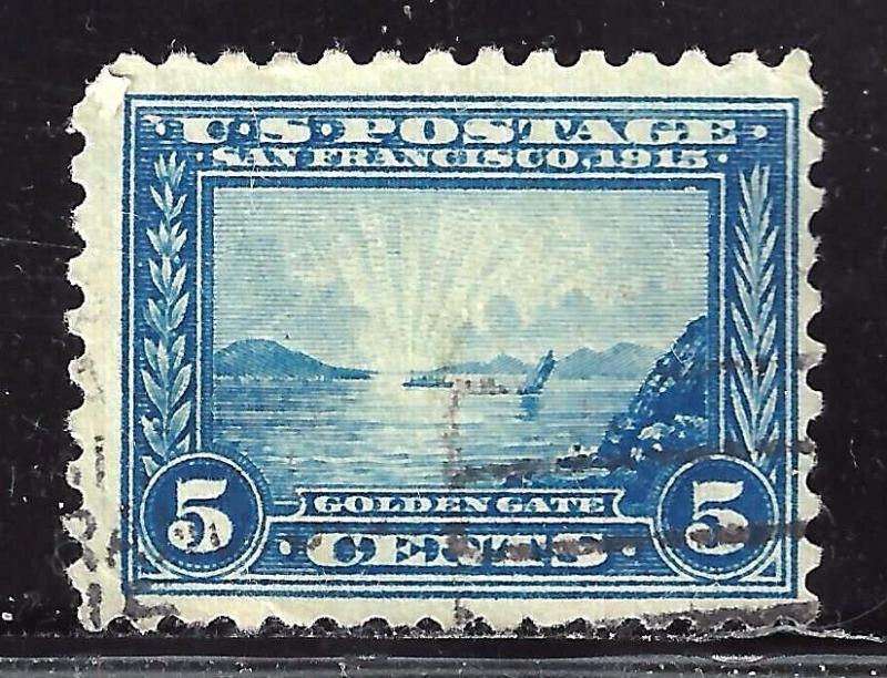 #403 US 5 CENT BLUE PAN-PACIFIC EXPO USED-N/G FINE-VF