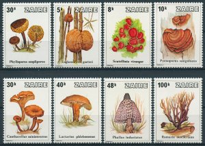 Zaire Mushrooms Stamps 1979 MNH Cantharelle Fungi Nature 8v Set