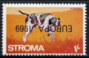 Stroma 1969 Dogs 1s (Pointer) perf single with 'Europa 19...