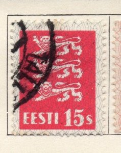 Estonia 1928-29 Early Issue Fine Used 15s. 114137