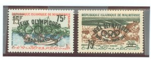 Mauritania #126-7v Mint (NH) Single (Complete Set) (Olympics)