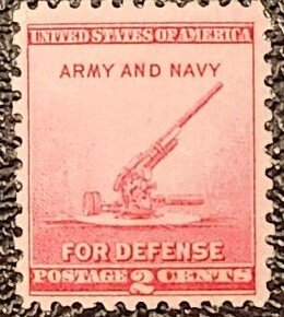 US Scott # 900; 2c Army and Navy from 1940; MNH, og; Fine
