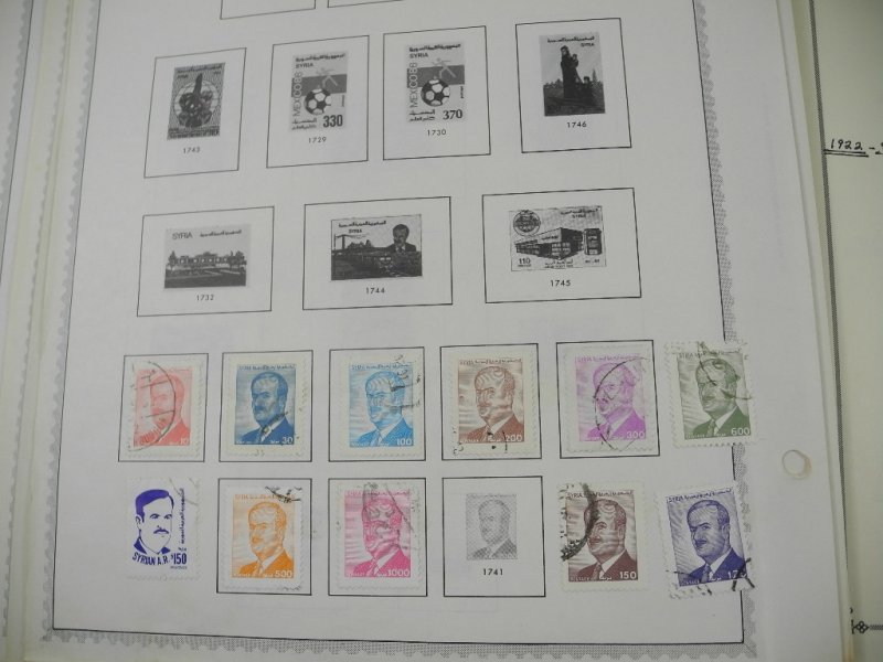 SYRIA, Excellent Stamp Collection hinged on Minkus pages