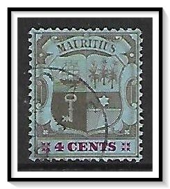 Mauritius #131 Coat of Arms Used