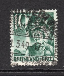 Germany  Scott #  6N34  Rhine Palatinate used    single