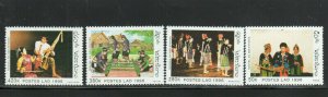 LAOS #1250-1253  1995  TRADIONAL CULTURE       MINT  VF NH  O.G