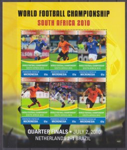 2010 Micronesia 2151-2156KL 2010 FIFA World Cup in South Africa 9,00 €