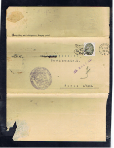 GERMANY 1930 COVER WITH OFFICIAL STAMPS