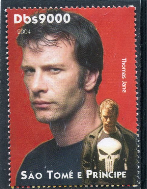 Sao Tome & Principe 2004 THOMAS JANE American Actor 1v Perforated Mint (NH)