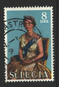 St Lucia Sc#187 Used