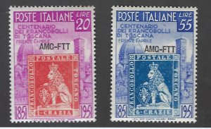 Italy Trieste SC#109-110 Mint F-VF SCV$75.00...Fill a Key Spot!