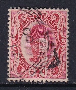 Zanzibar   #101 used  1908  Sultan Ali bin Hamoud  6c