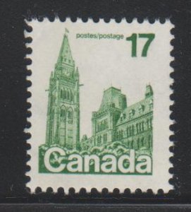 Canada,  17c Parliament (SC# 790) MNH