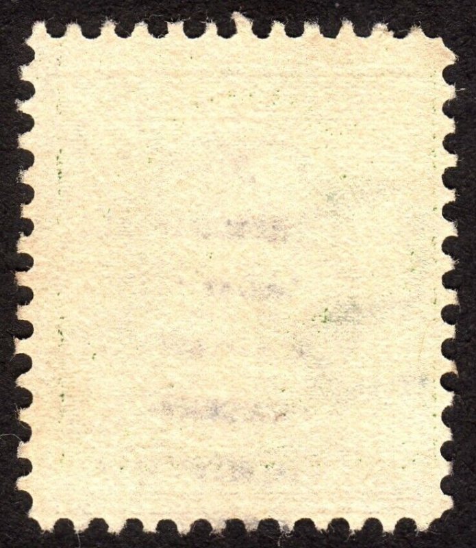 1910, US 1c, Franklin, Used, Sc 374v, Vertically ribbed paper