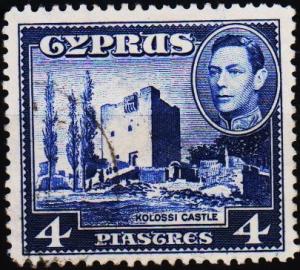 Cyprus. 1938 4pi S.G.156b Fine Used