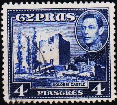 Cyprus. 1938 4pi S.G.156b Fine Used