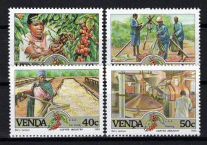 South Africa Venda 177-180 MNH Coffee Industry Farming ZAYIX 0424S0079M