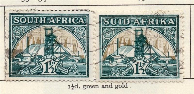 South Africa 1936-54 Early Issue Fine Used 1.5d. 216708