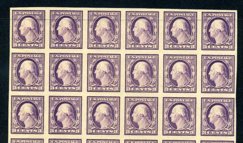 Scott #483 Washington Imperf Block of 54 NH (#483-34)