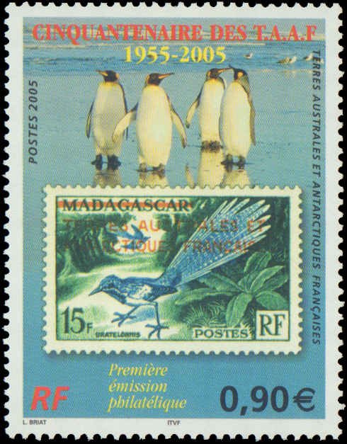 French Southern & Antarctic Territory #360, Complete Set(3), 2005, Birds, Sta...