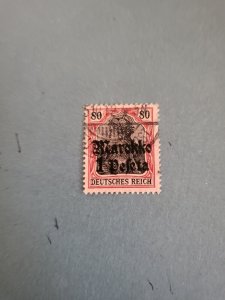 Stamps German Offices in Morocco Scott #53 used